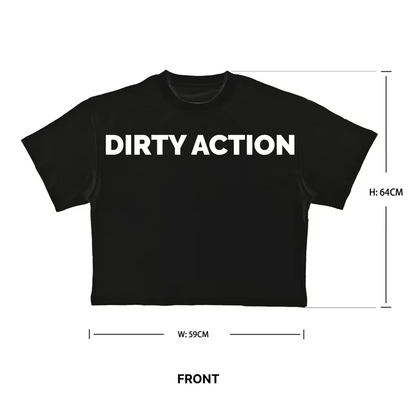 DIRTY ACTION - BLACK (oversized)