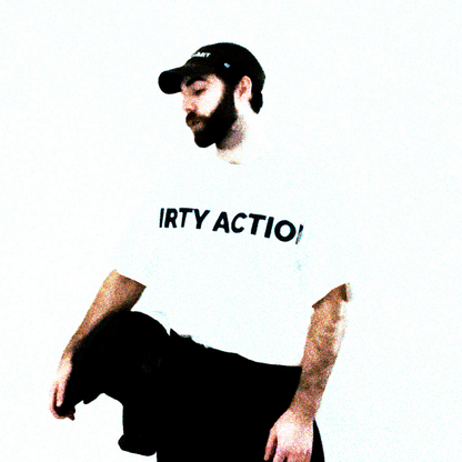 DIRTY ACTION - WHITE (oversized)